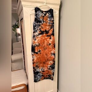 Yarn & Sea Tie-Dye Midi Dress
